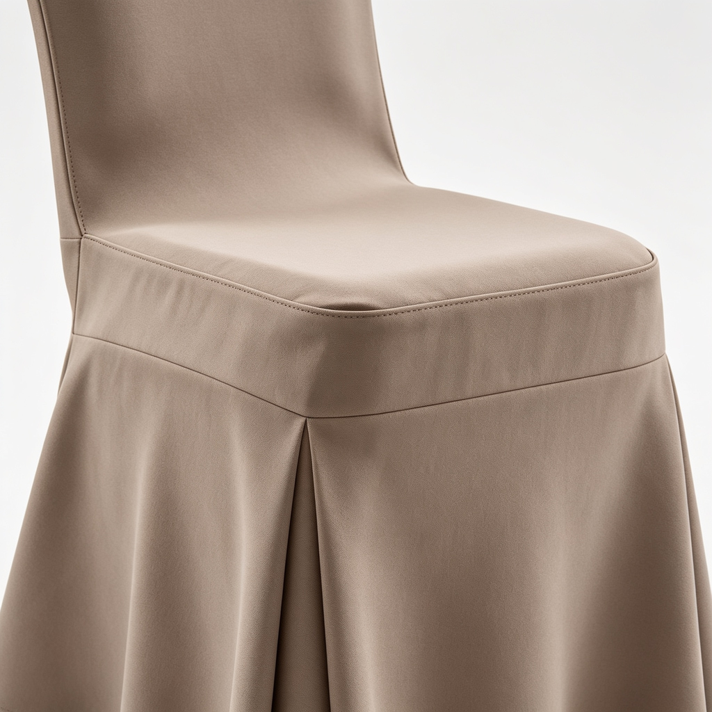 sofatableas.com Dining Room Chair Seat Covers Kitchen Chair Slipcovers (Taupe, 6 Pcs
